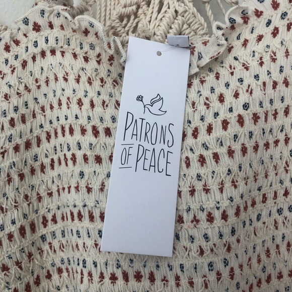 NWT Patrons of Peace Smocked Cami - Picture 6 of 6